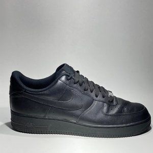 Size 11.5 - Nike Air Force 1 Low '07 Black Black   315122-001